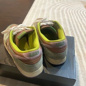 Nike Green and Brown Sneakers